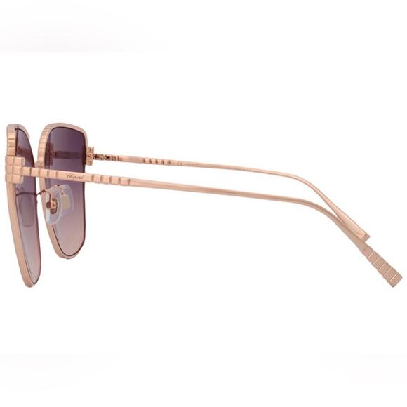 Chopard Stylish Gold Frame Sunglasses NWT MSRP $950 main image 4